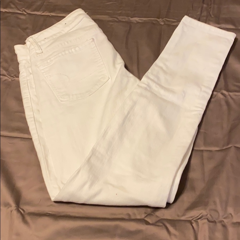 White American eagle skinny jeans